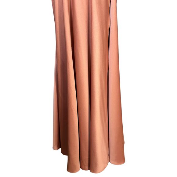 Anthropologie x BHLDN Sachin & Babi Tansy Satin Maxi Dress Sedona Sunset Sz 16 - Picture 5 of 16